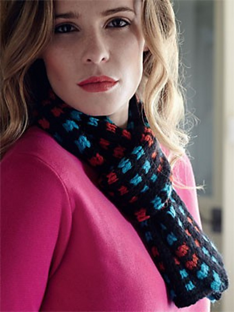 Small Check Scarf