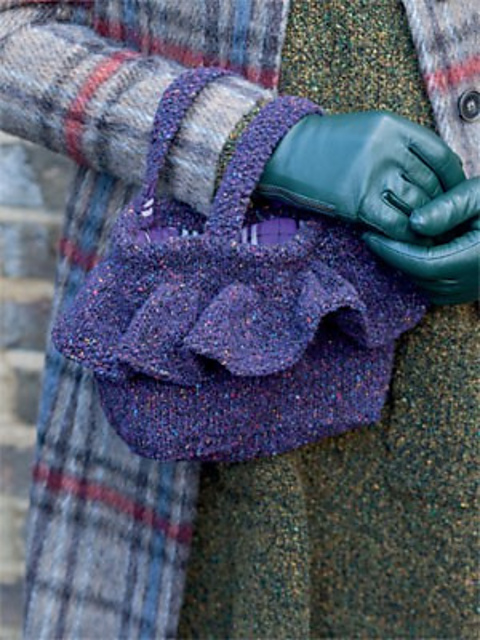 Ruffle Hand Bag