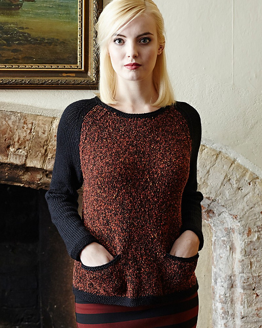 Contrast Sleeve Sweater