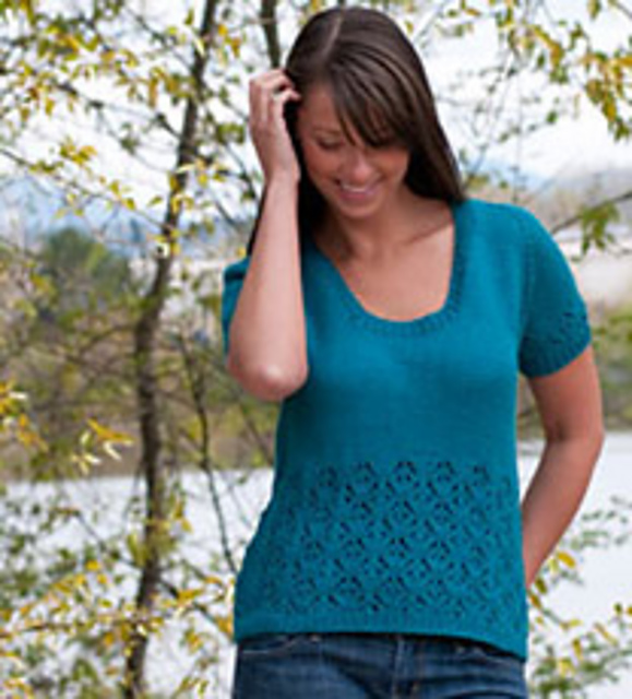 Top-Down Lace T-Shirt