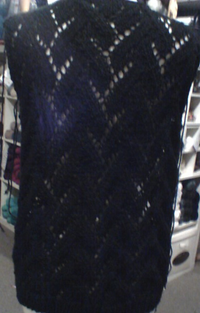 16 Sweater with Lace Pattern