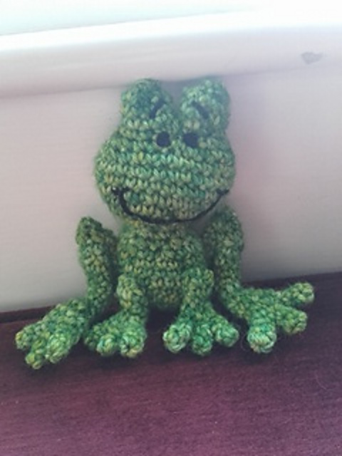 Crocheted Frog