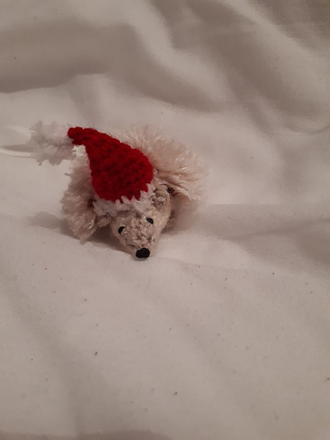 hedgehog Christmas tree decoration