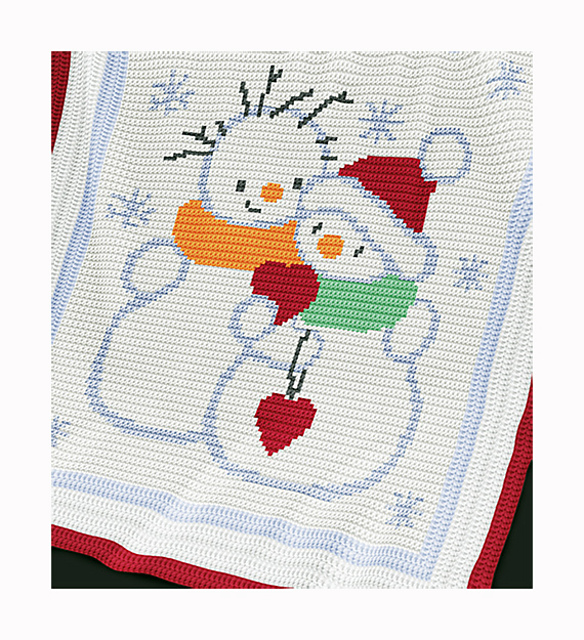 Christmas Blanket - Snowmen