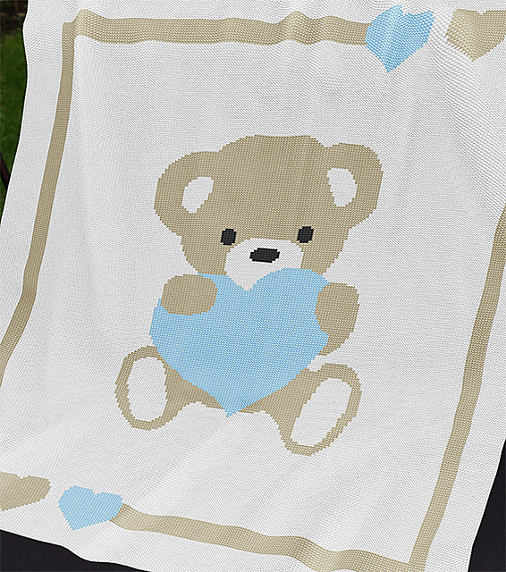 Sweet Heart Baby Blanket