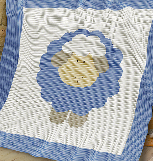 Baby Blanket / Afghan - Sheep