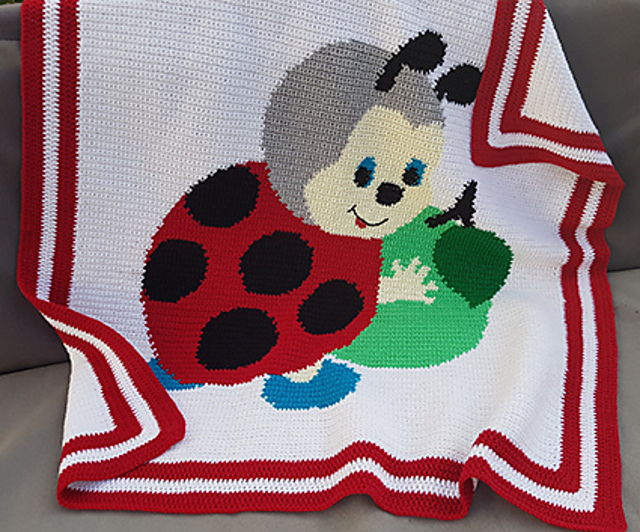 Baby Blanket - Ladybird's Apple
