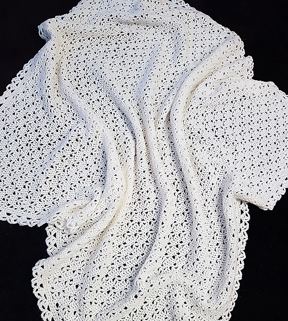 Baby Blanket - Easy Lace