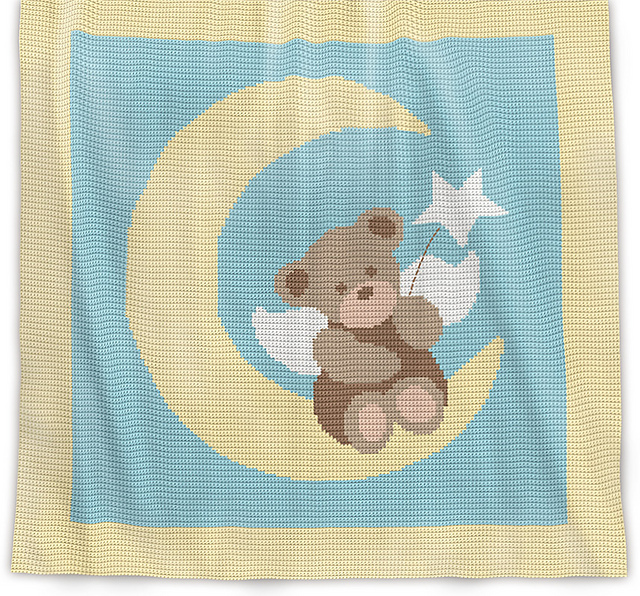 Baby Blanket - Angel Bear