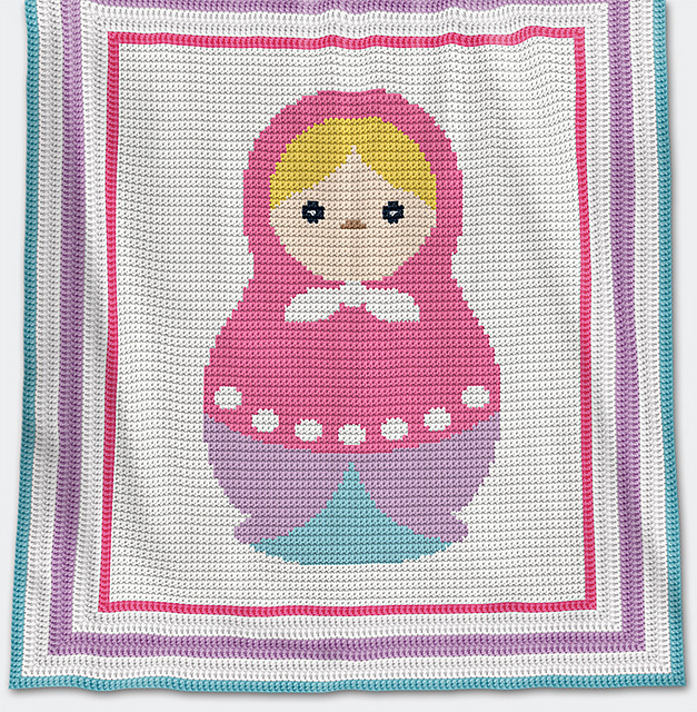Matrioshka Baby Blanket