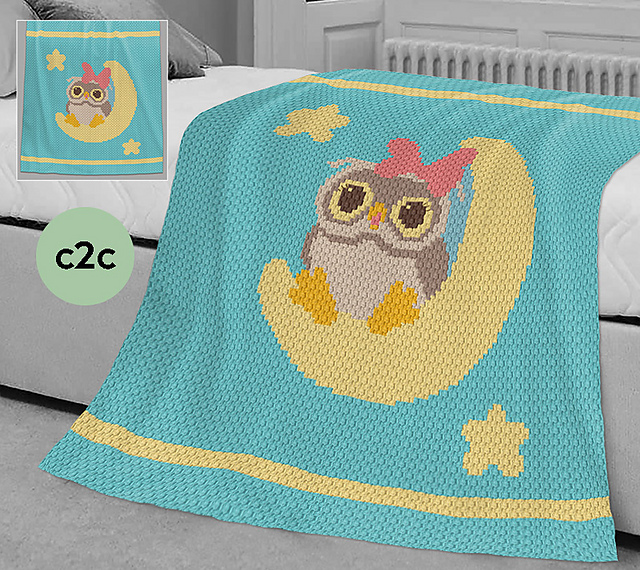 C2C Throw - Owl on the Moon