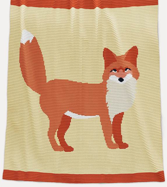 Fox Lap Blanket