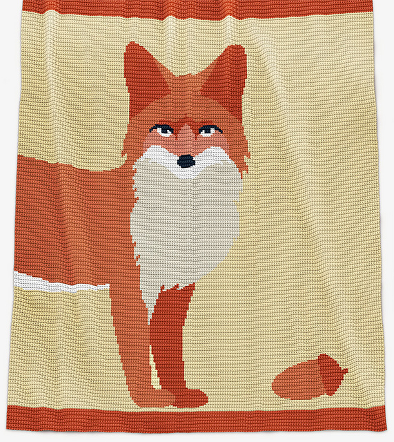 Foxie Lap Blanket