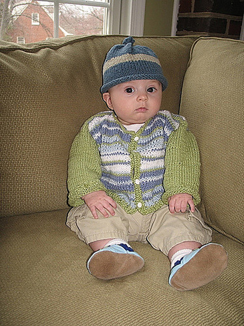 #15 Baby Shortalls & Cardigan
