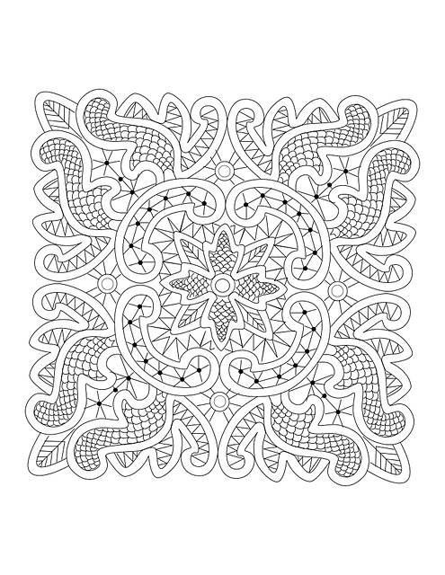 November Square Rpl doily