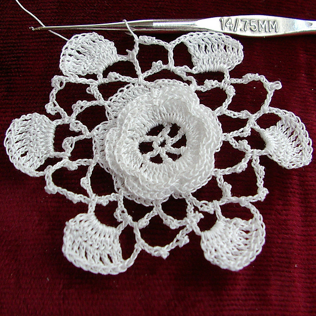 Irish Crochet baby bonnet 100 yr old