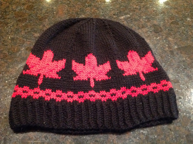 Maple Leaf Beanie