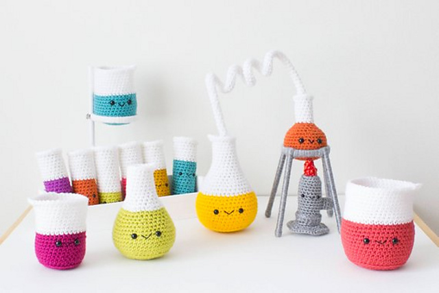 Amigurumi Chemistry Set