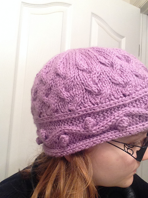 Grapevine ~ Cabled Hat Pattern