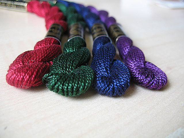 Cotone DMC Perlè 8 Blu 823 10gr