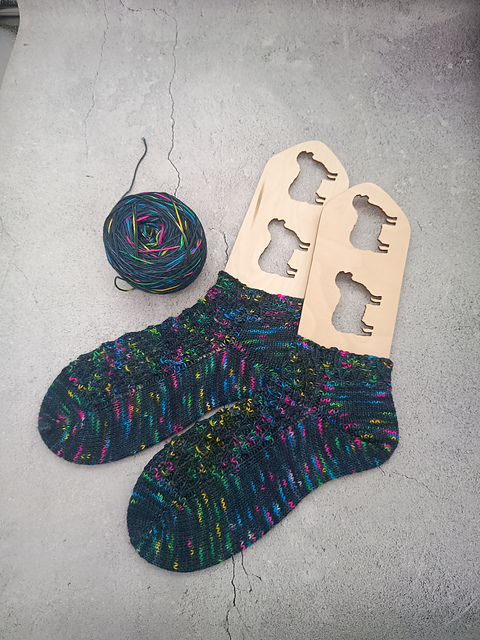 Knitted Sock Foot for Crocheters