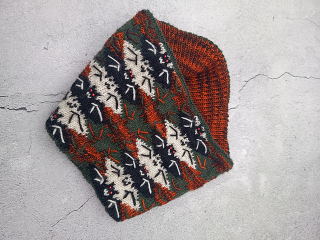 Tessellated Bat Cowl