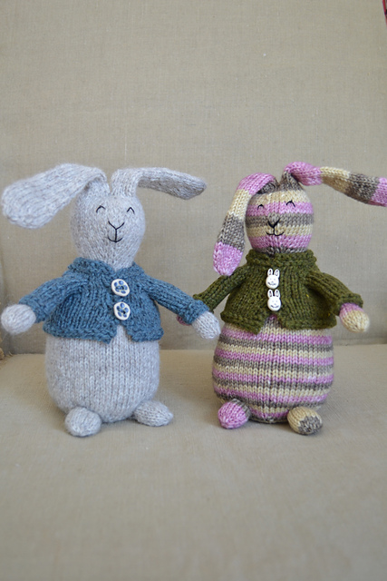 Bunny Love Modifications, Cardigan & Carrots