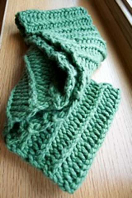 Double Garter Stitch Cowl