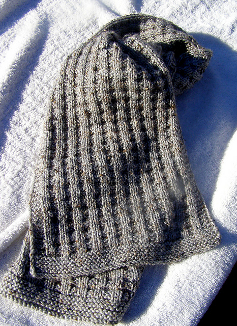 Stash Couture Waffle Stitch Scarf