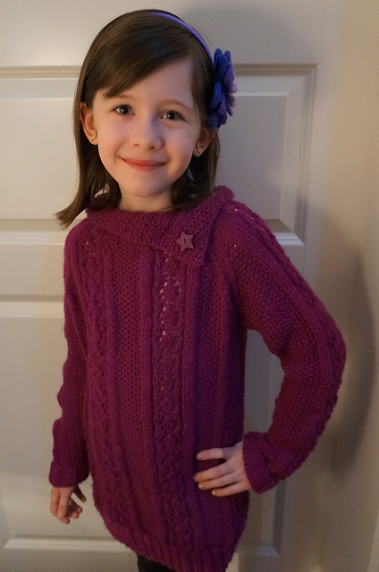 Tara’s Lacey Long Sweater