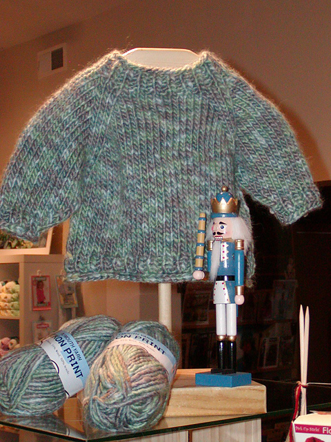 Top Down Child's Sweater