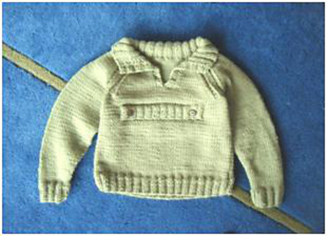 Boys’ Mock-Pocket Raglan Sweater