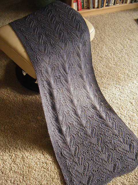 Cascading Hearts Shawl