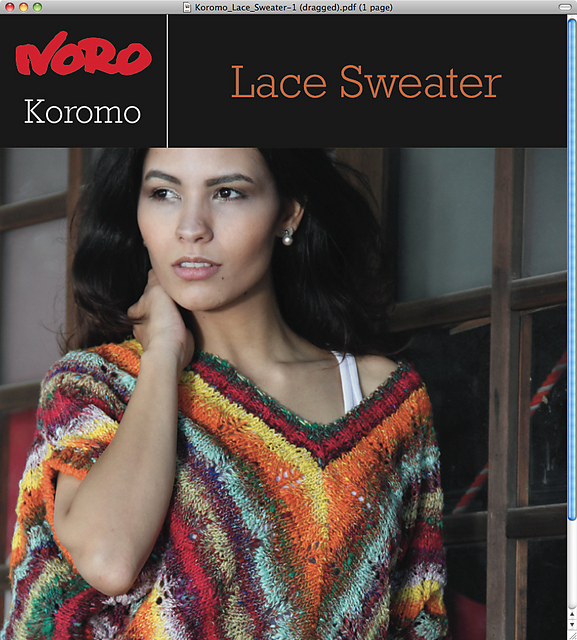 YS-572 Koromo Lace Sweater