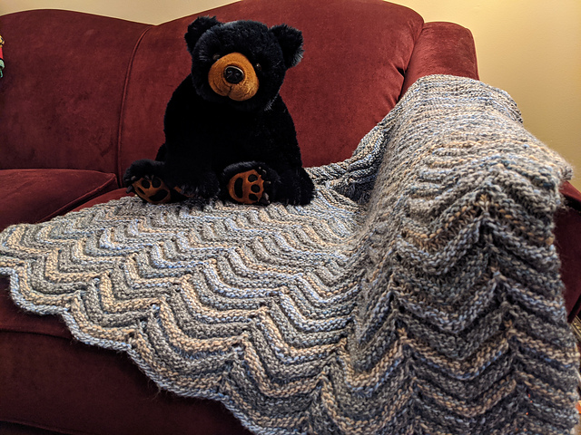 2625-258 Ripple Baby Afghan