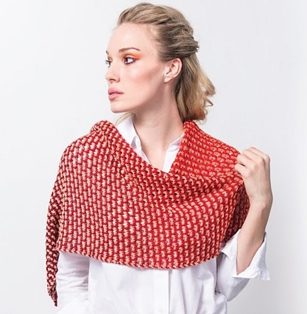Ombré Eyelet Stole
