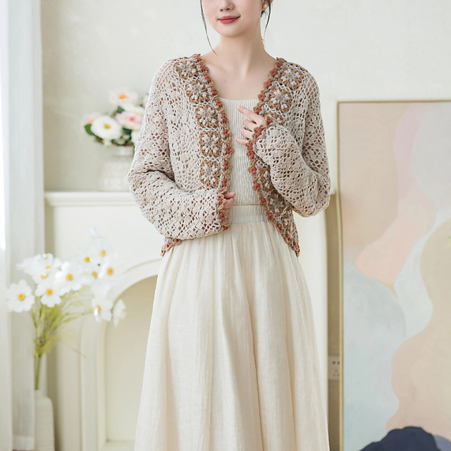 Elegant Crystal Cardigan