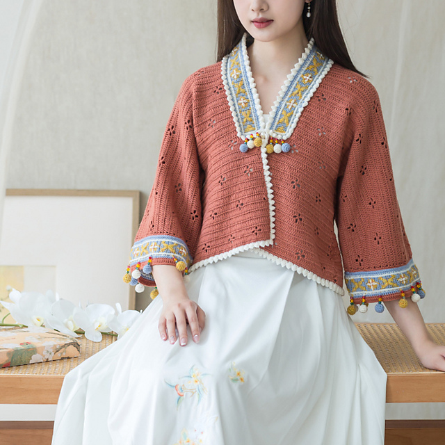 【I AM MARI】Roseming Flower Short Cardigan Jacket MARIGOLD CARDIGAN SHORT | Maridruna