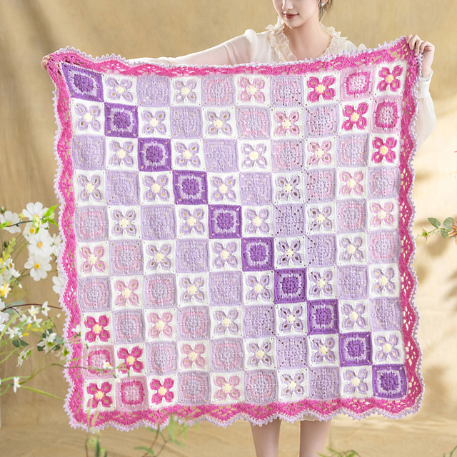 "Fu" Patchwork Blanket