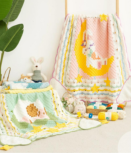 Animals in Dream Blanket