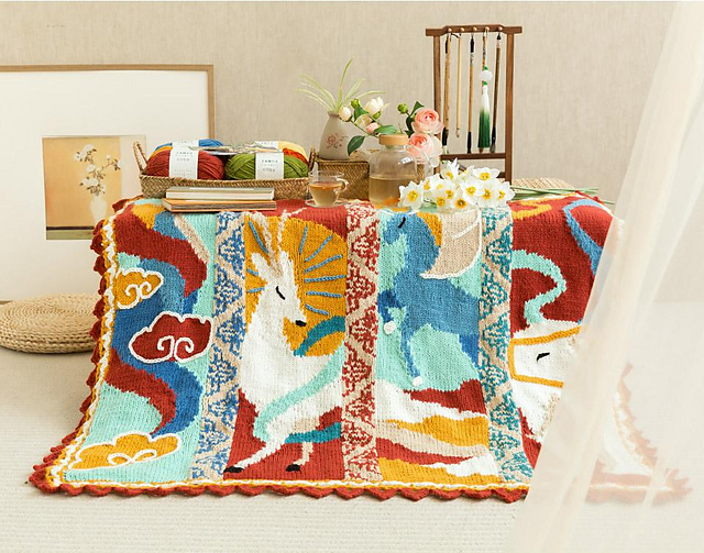 Silk Road Myth Blanket