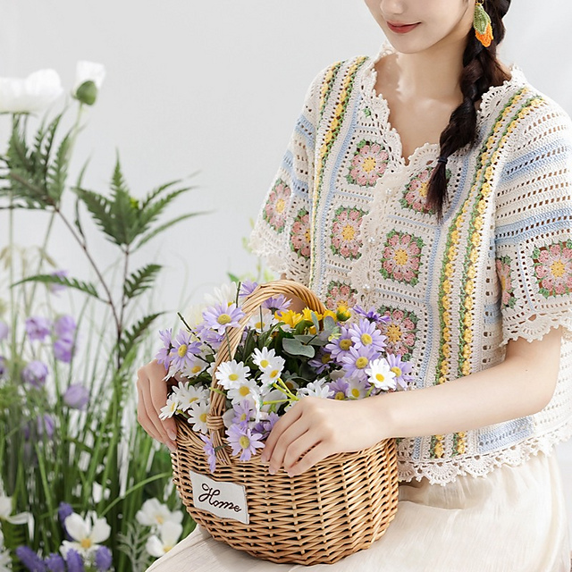 Spring Flower Cardigan