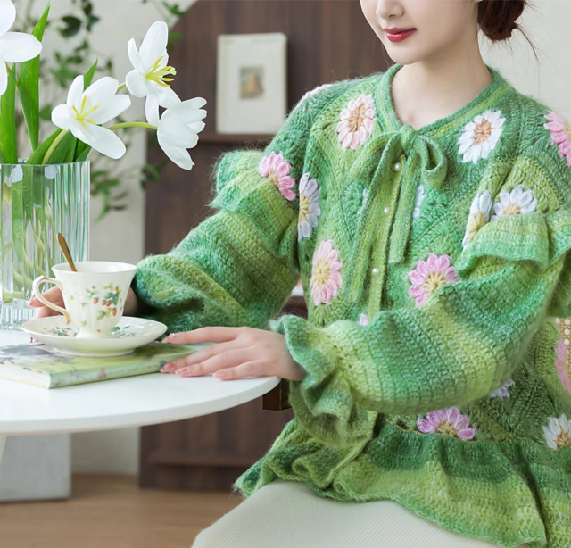 Dreamy Flower Blossom Cardigan