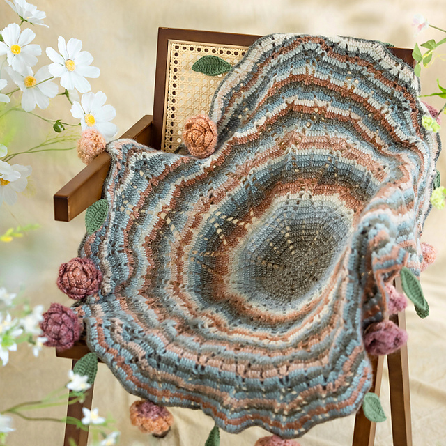 Ravelry: Heartfelt Bouquet Blanket pattern by Susan's family