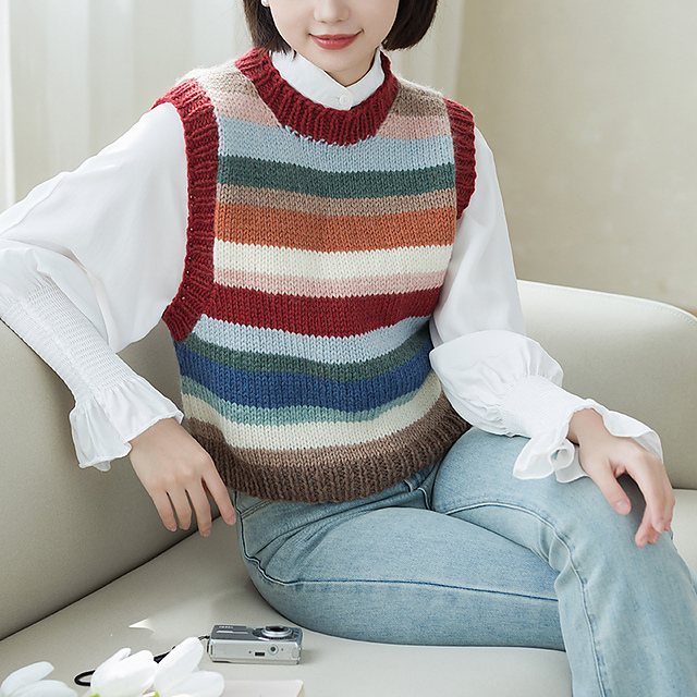 Vintage Stripe Vest