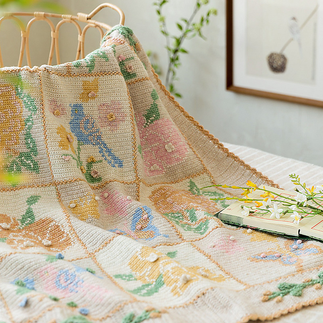 Ancient Intarsia Blanket