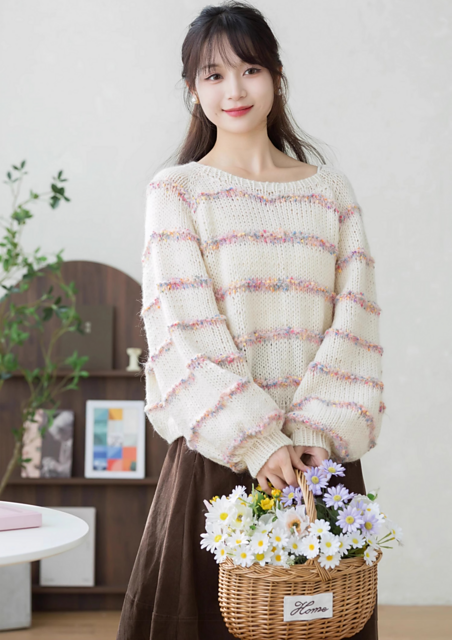 Cheese Peach Pullover