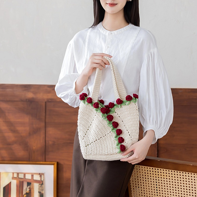Rose Flower Bag
