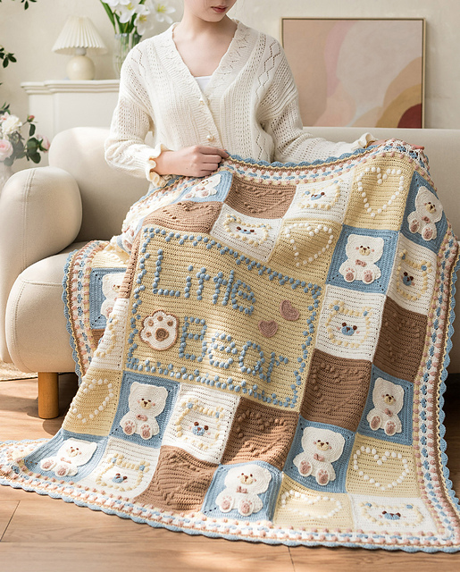 Bear Bubble Blanket