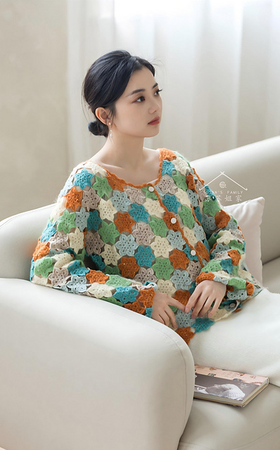 Floral Patchwork Cardigan